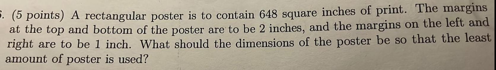 inches of print The margins at the top and bottom of the