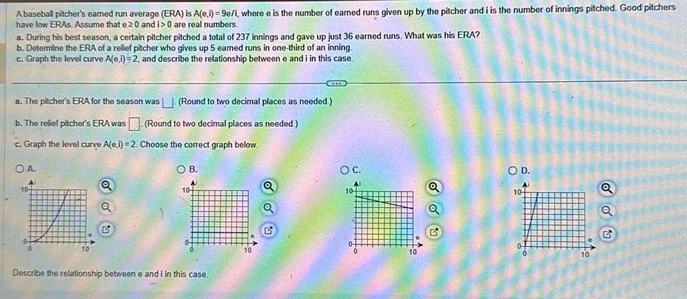 9e i where e is the number of earned runs given up
