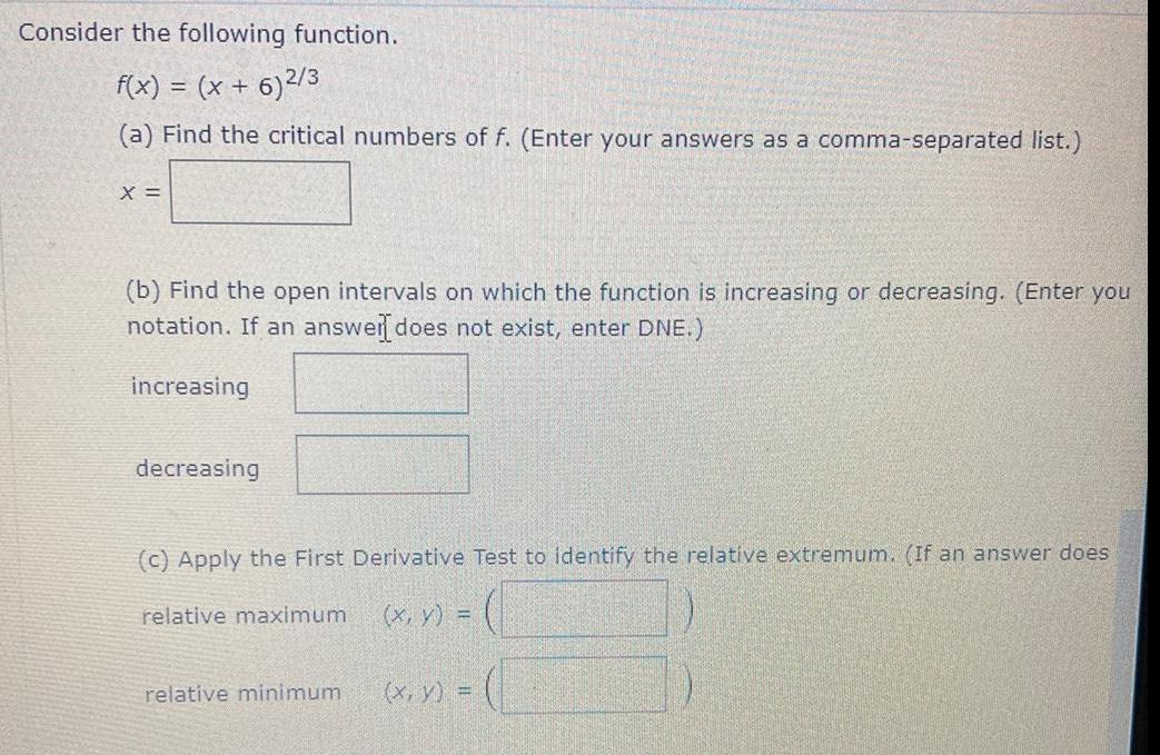 numbers of f. (Enter your answers as a comma-separated list.)X =(b) Find