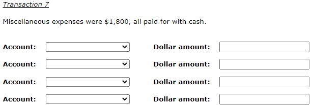 that are affected, whether they increase or decrease, and the amount of