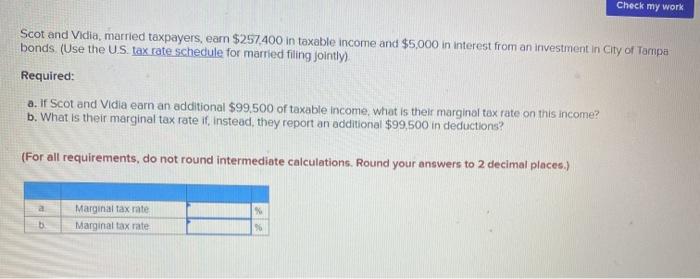 taxable income and $5,000 in interest from an investment in City of