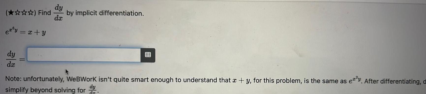  Find y x y dy da dax by implicit differentiation Note