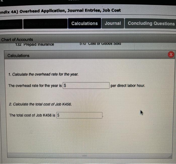 Other overhead 41,400 Required: 1. Calculate the overhead rate for the year.