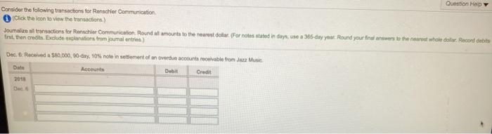 the transactions) Journale il transactions for Rancher Communication Round al amounts to