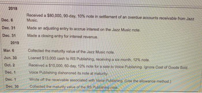 the nearest dolar. For notes stated in days use a 365 dayyaat.