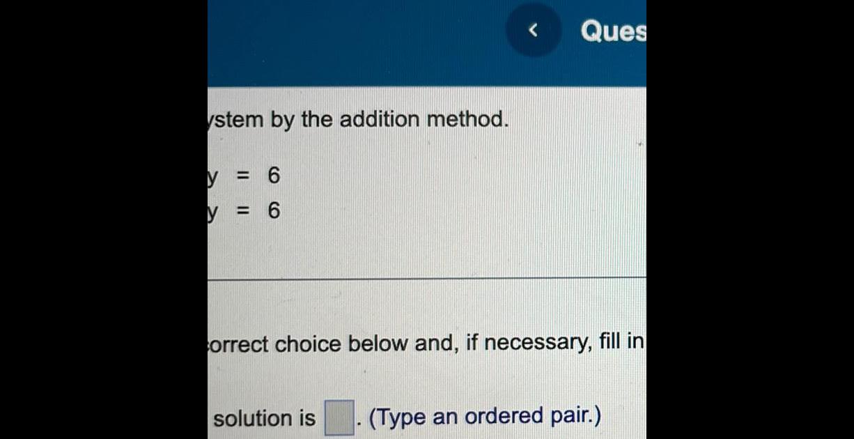 choice below and if necessary fill in solution is Type an ordered