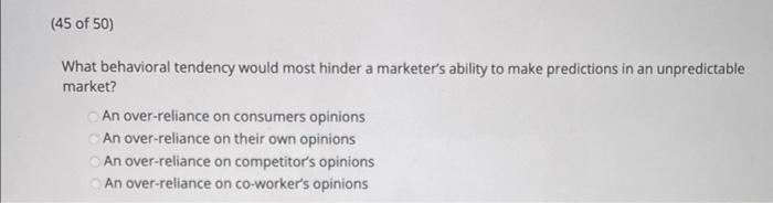 than the product itself Marketers must have a target market What does