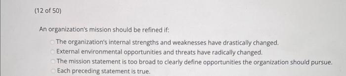 true. Statement A is true; statement B is false. Statement A is