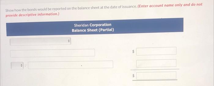 of the bonds. (Credit account titles are automatically indented when amount is
