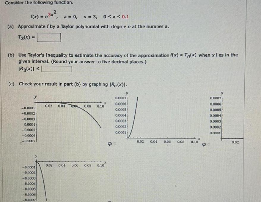  Consider the following function a 0 n 3 0 x 0