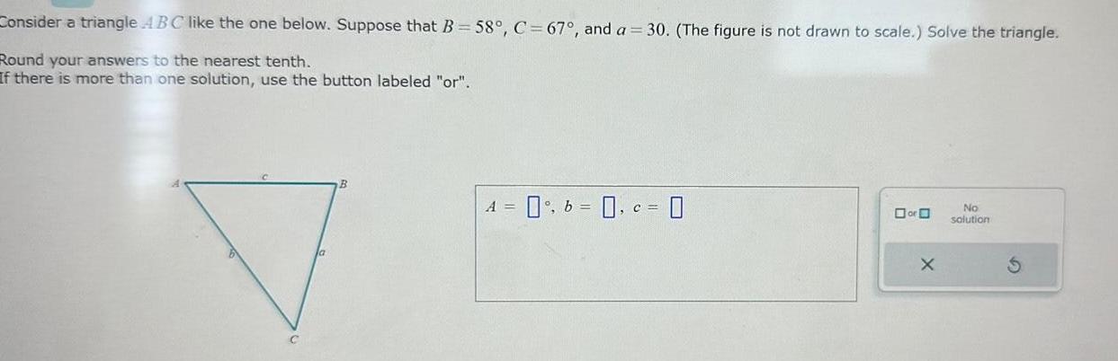  Consider a triangle ABC like the one below Suppose that B