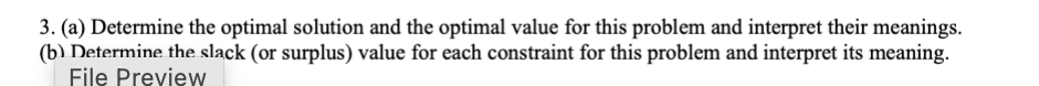 P2 \( = \) number of Product 2 to be produced P3