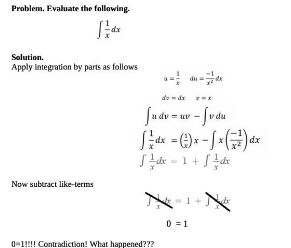  Problem Evaluate the following dx Solution Apply integration by parts as