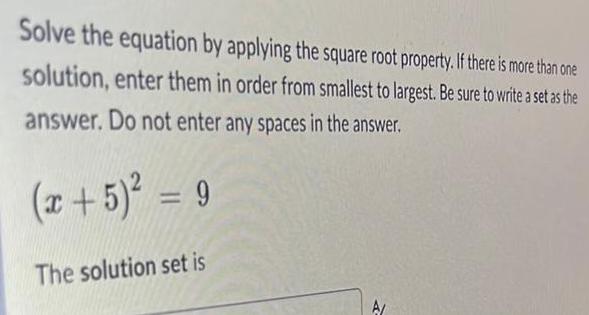 is more than onesolution, enter them in order from smallest to largest.