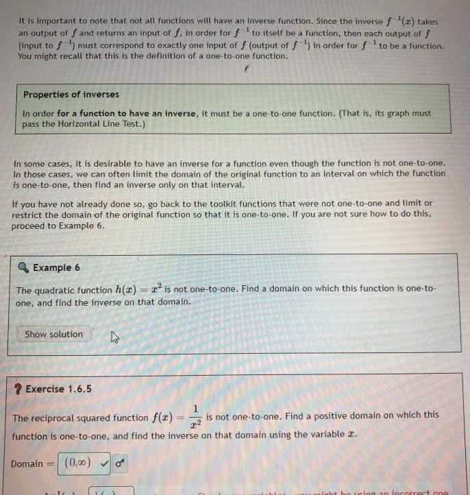  1 It is important to note that not all functions will