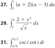 x x w 2 m 6 dx csct cott dr