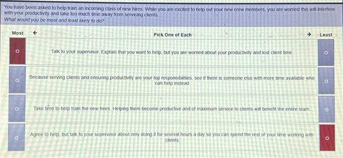 new hires: While you are excited to help out your new crew