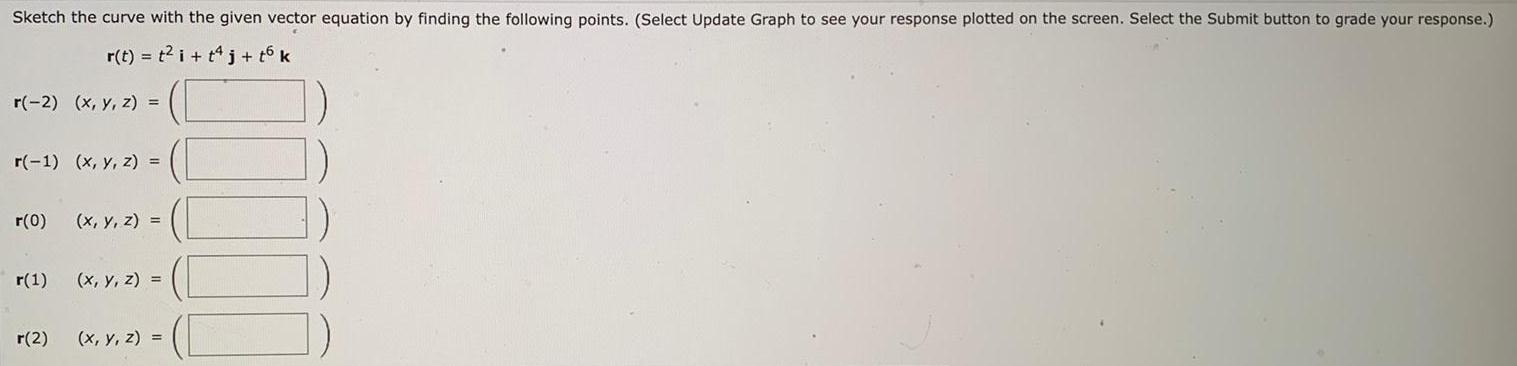  Sketch the curve with the given vector equation by finding the