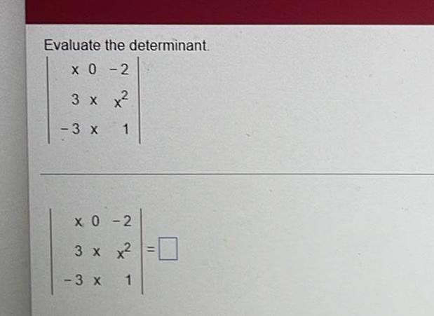 3 x x 0 2 3 x x 1 3 x