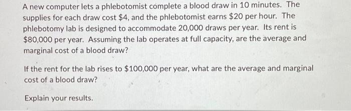 A new computer lets a phlebotomist complete a blood draw in