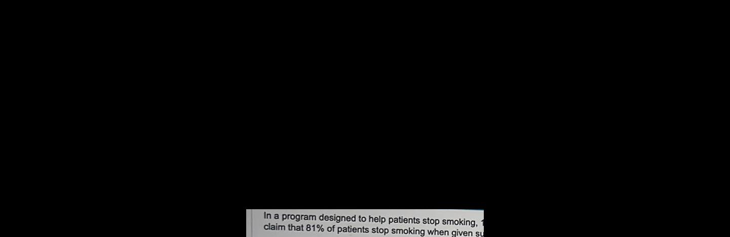 of patients stop smoki when iven