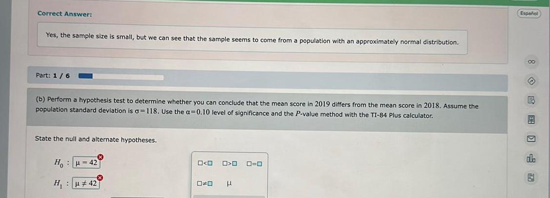 see that the sample seems to come from a population with an