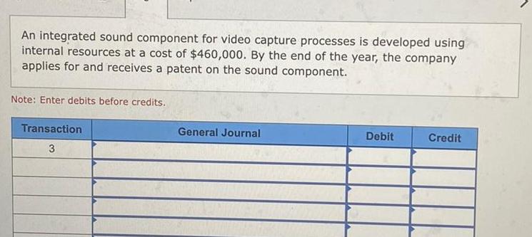 An integrated sound component for video capture processes is developed using