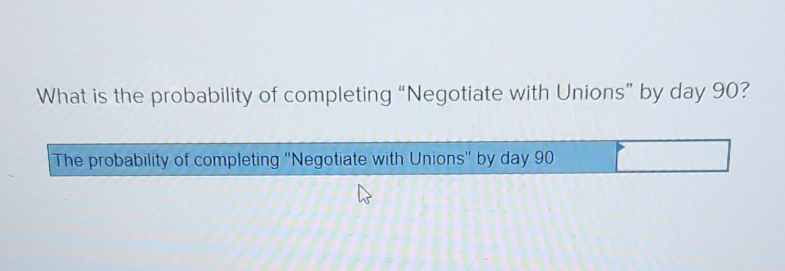 day for expected project duration, but do not round any o 