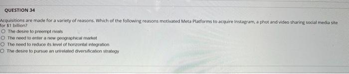 Hierarchical synthesis b. Vertical integration c. Horizontal integration d. Strategic partnerships Lcquisitions