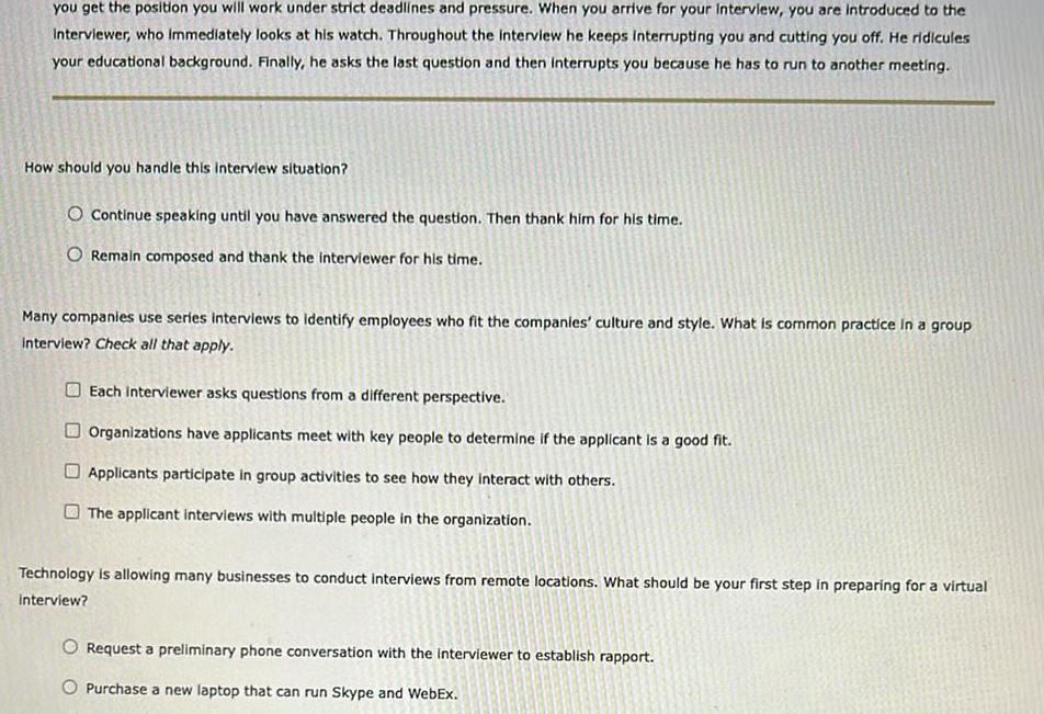  you get the position you will work under strict deadlines and