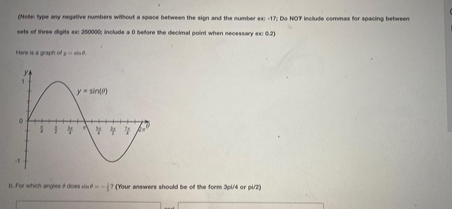  Note type any negative numbers without a space between the sign