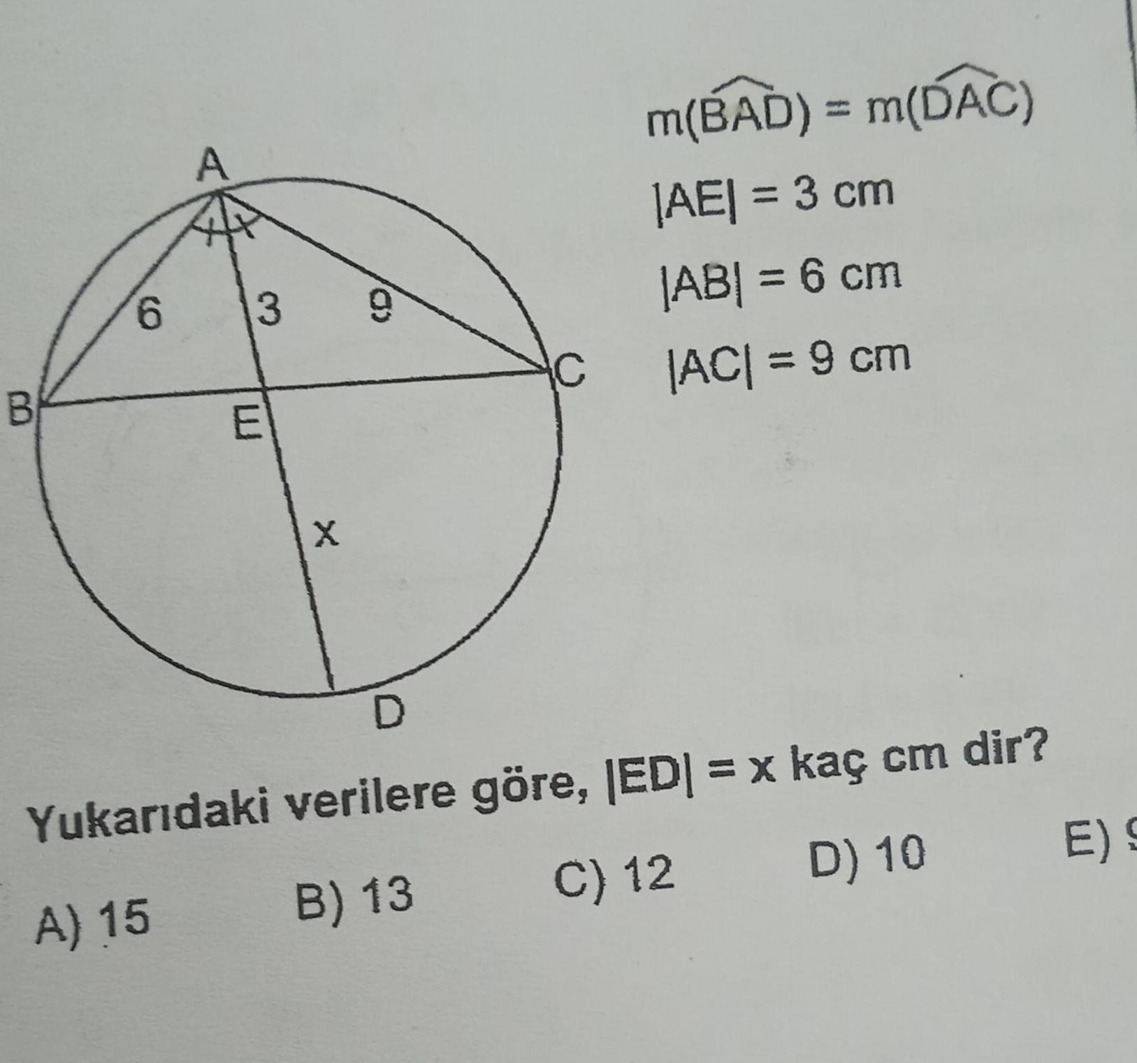 B 6 3 E X m BAD m DAC AE 3