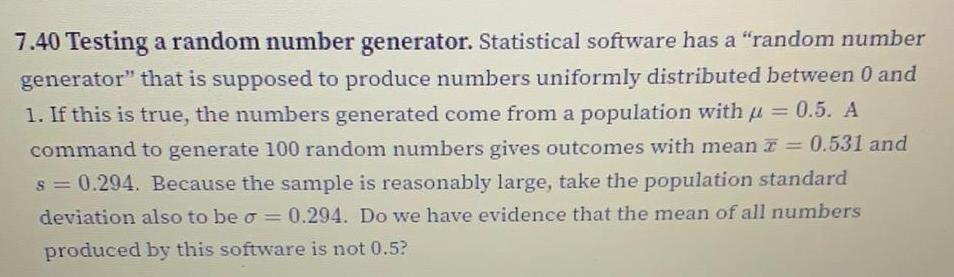 numbergenerator" that is supposed to produce numbers uniformly distributed between 0 and1.