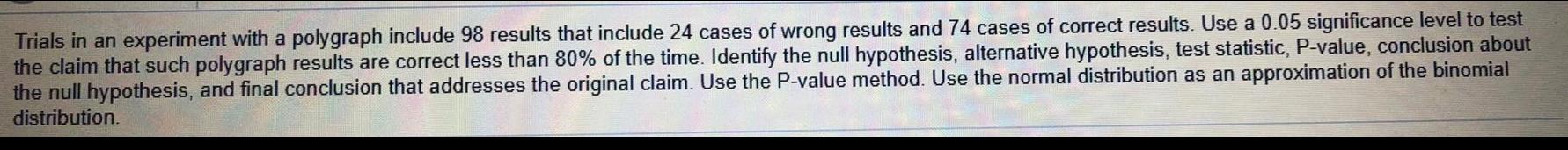 include 24 cases of wrong results and 74 cases of correct results.