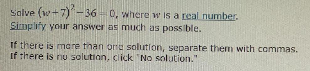 answer as much as possible.If there is more than one solution, separate