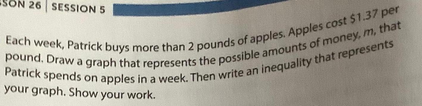 that representspound, Draw a graph that represents the possible amounts of money,