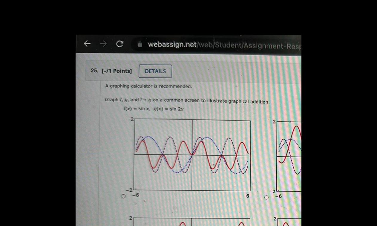  C 25 1 Points 2 webassign net web Student Assignment Resp