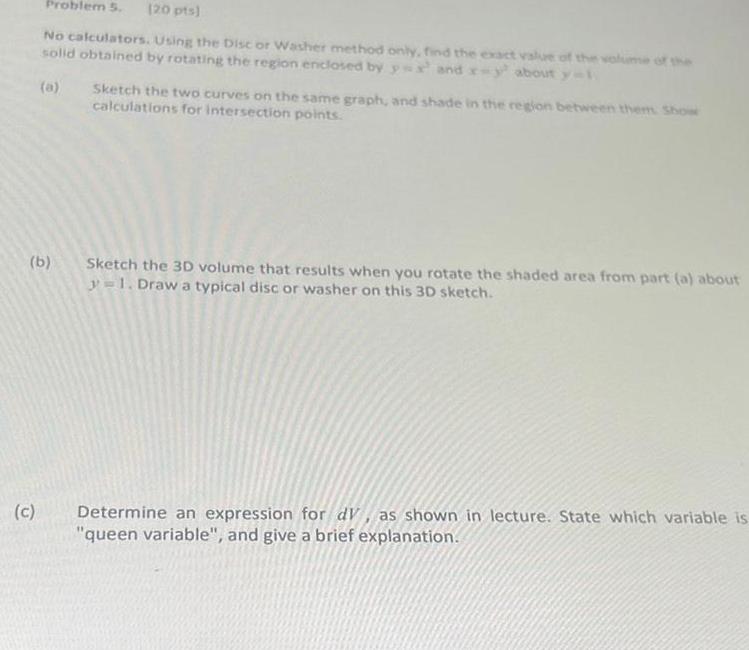 method only find the exact value of the volume of s solid