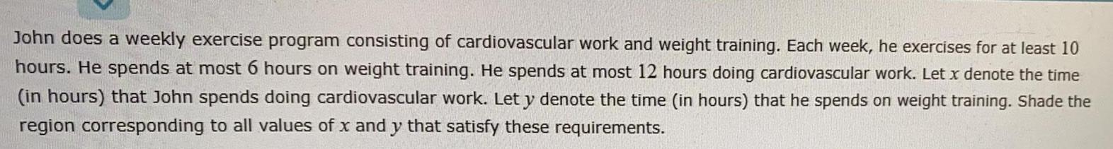 weight training. Each week, he exercises for at least 10 hours. He