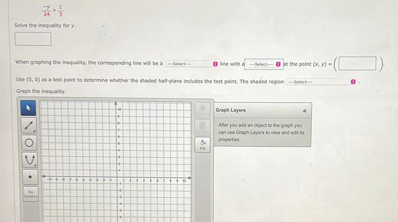 inequality the corresponding line will be Select line with a Select Bat