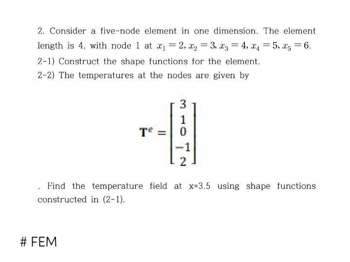 4, with node 1 at x? = 2, X?=3, x3 = 4,