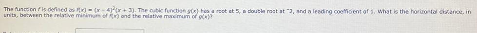  The function is defined as f x x 4 2 x