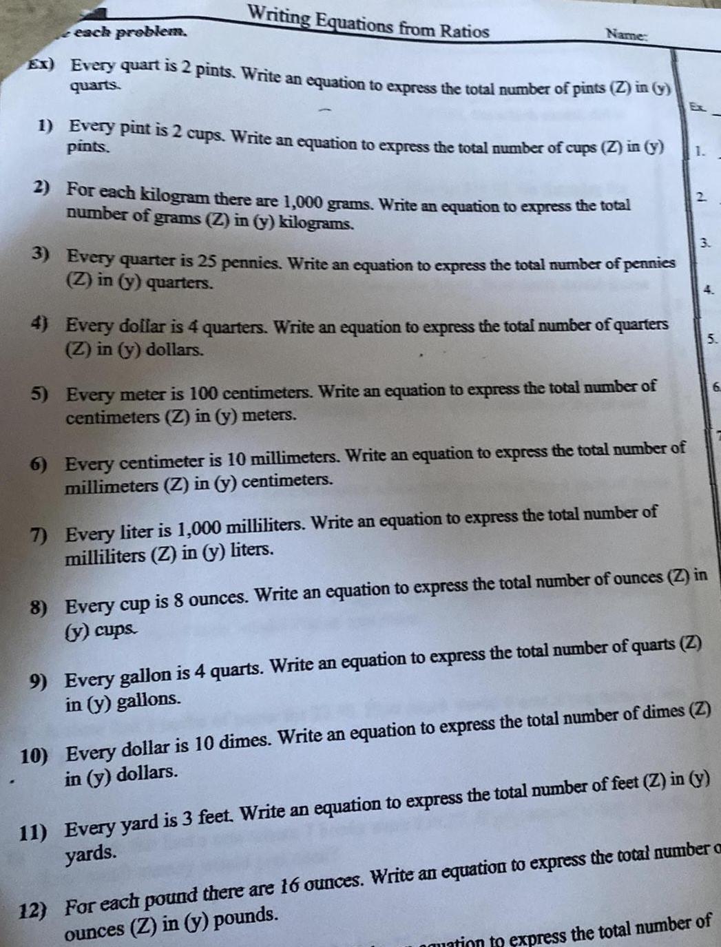 pints Write an equation to express the total number of pints 2