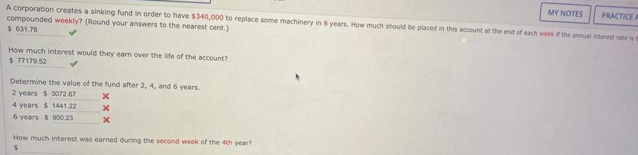 have 340 000 to replace some machinery in 8 years How much