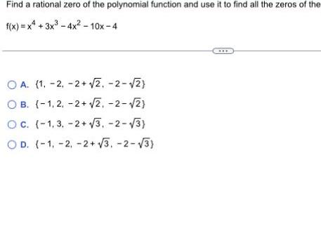 to find all the zeros of the f x x 3x 4x