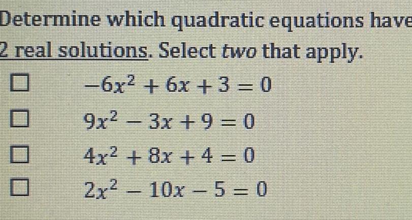 apply 6x 6x 3 0 9x 3x 9 0 4x 8x 4