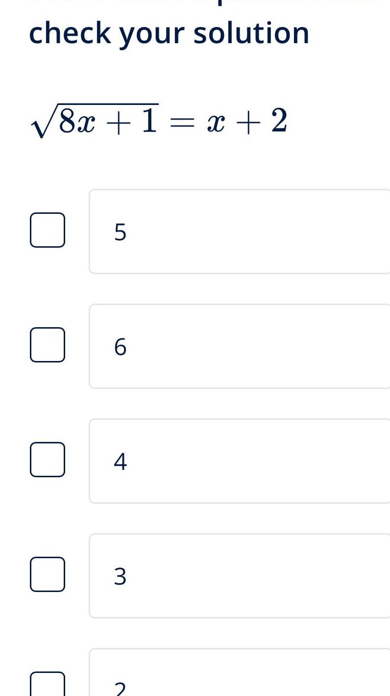 check your solution 5 6 4 3