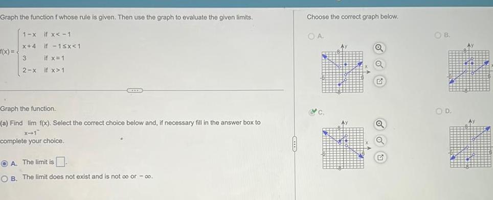  Graph the function f whose rule given Then use the graph