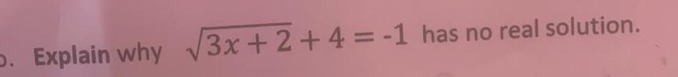 Explain -1 solution.