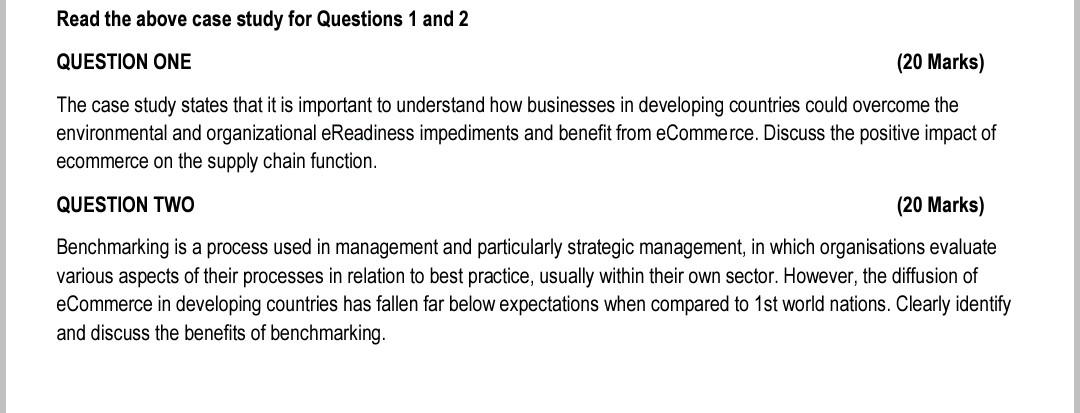 contributes to the advancement of businesses in developing countries. This belief is